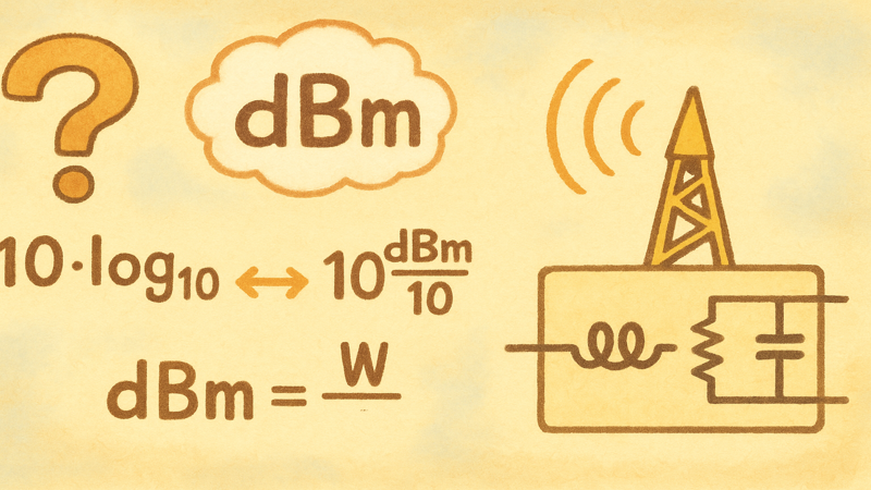 1.W⇔dBm変換の基本知識