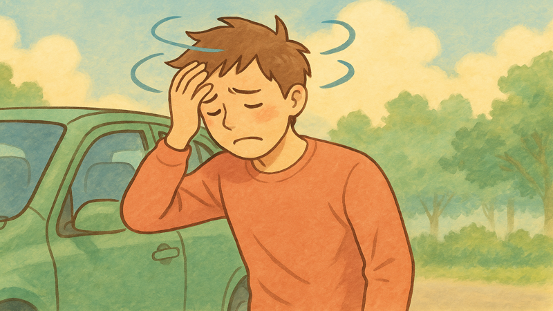 1.車酔いみたいな気持ち悪さがずっと続く原因と症状