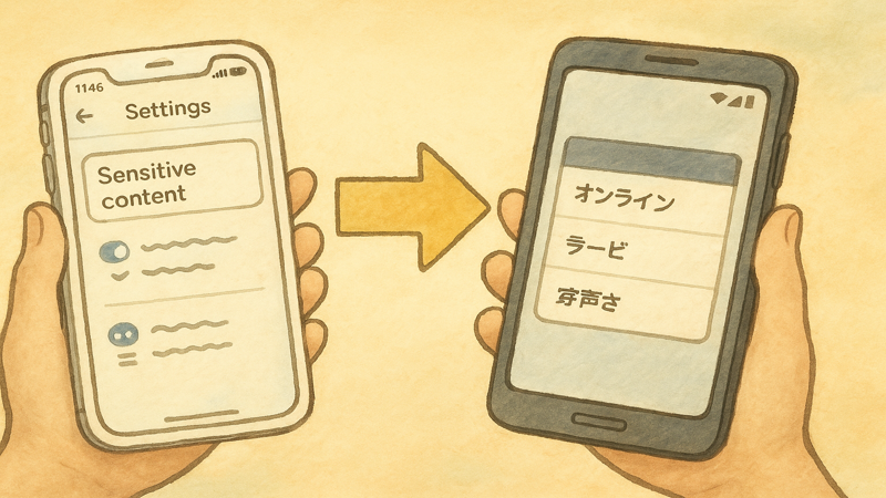 1.Xのセンシティブ解除で英語設定になる原因と基本対処法