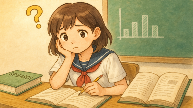1.課題研究のテーマが決まらない高校生が知っておくべき基本知識