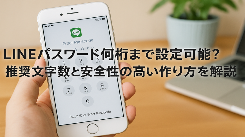 LINEパスワード何桁まで設定可能？推奨文字数と安全性の高い作り方を解説