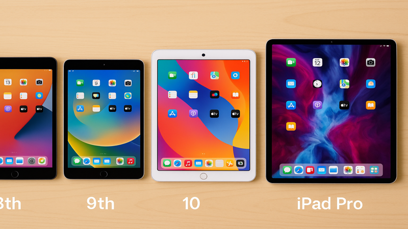 3. iPad第9世代と他世代の使用可能期間比較