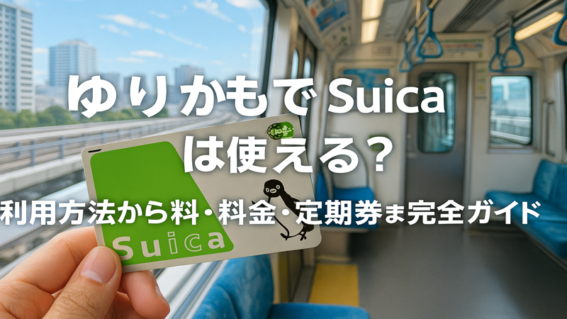 ゆりかもめでSuicaは使える？利用方法から料金・定期券まで完全ガイド