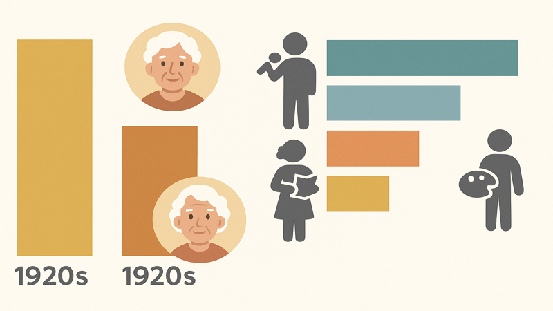 4.年代別・ジャンル別90歳以上存命有名人の詳細分析