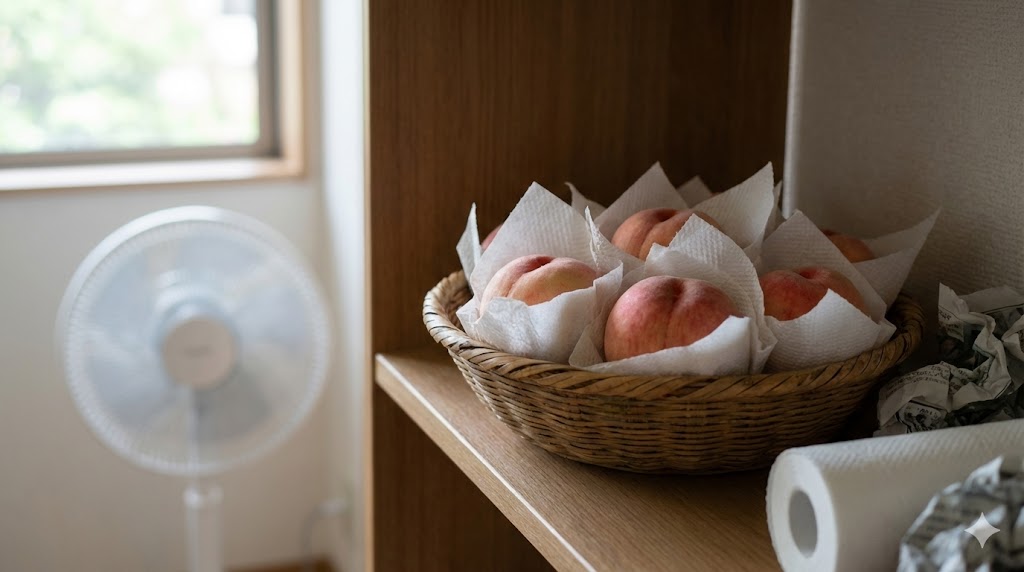 2.夏場の桃の常温保存方法