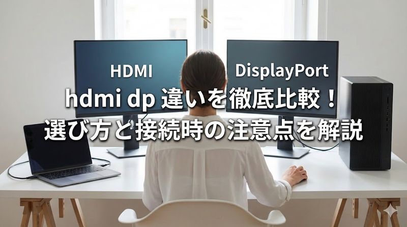 hdmi dp 違いを徹底比較!選び方と接続時の注意点を解説
