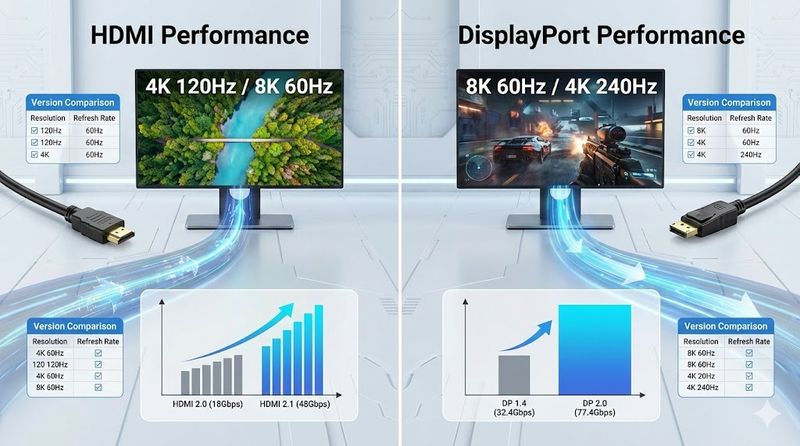 2.性能面から見たHDMIとDisplayPortの比較