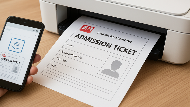 1. 英検SCBT受験票の基本情報