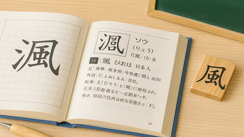 1.立風の漢字「颯」とは？基本情報を解説