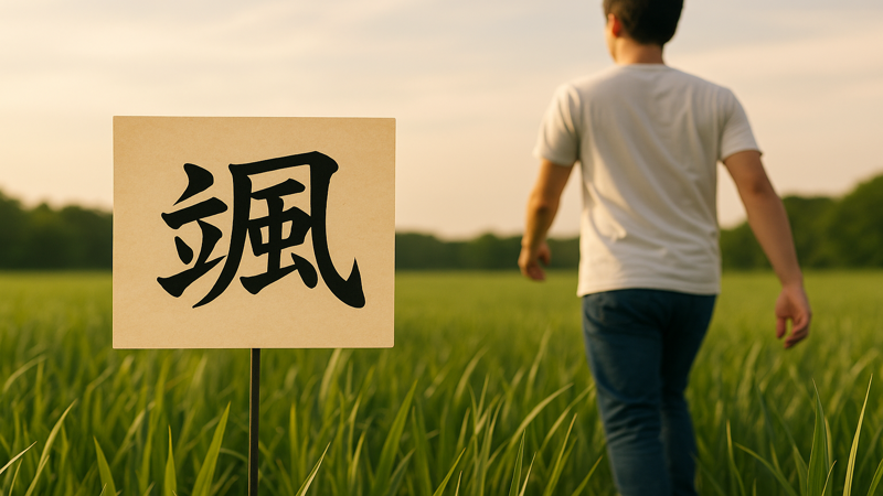 2.「颯」の意味と成り立ち