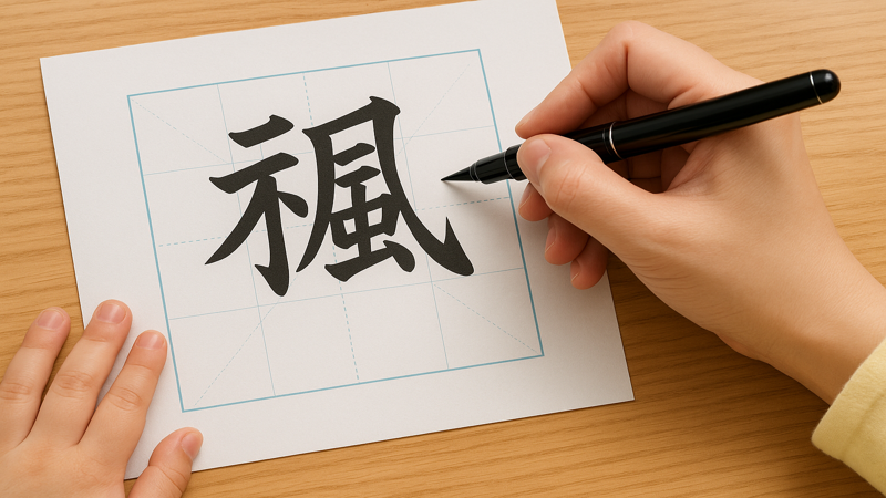 3.「颯」の書き順と正しい書き方