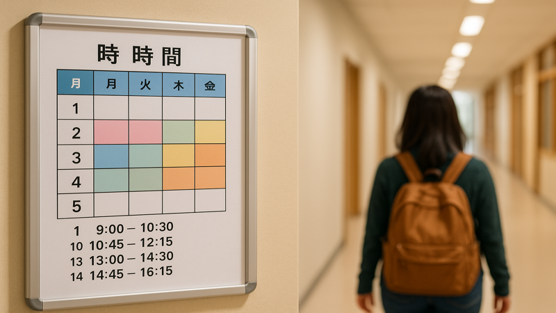 1.立正大学時間割の基本情報