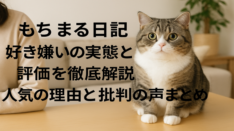 もち まる 日記 好き嫌いの実態と評価を徹底解説|人気の理由と批判の声まとめ