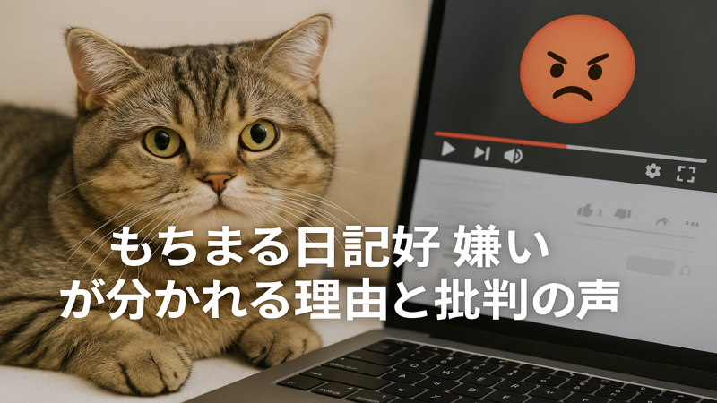3.もちまる日記好き嫌いが分かれる理由と批判の声