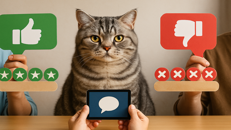 4.もちまる日記好き嫌いの実態と視聴者の評価