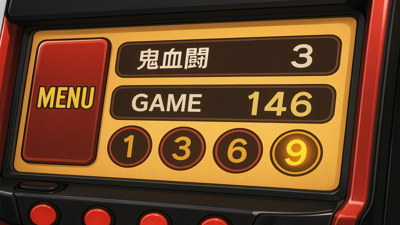 3.メニュー画面から読み取るゾーン狙いのポイント