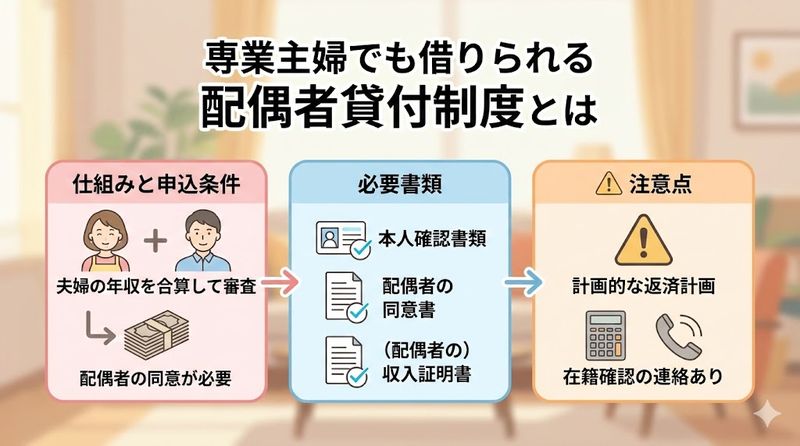6.専業主婦でも借りられる配偶者貸付制度とは