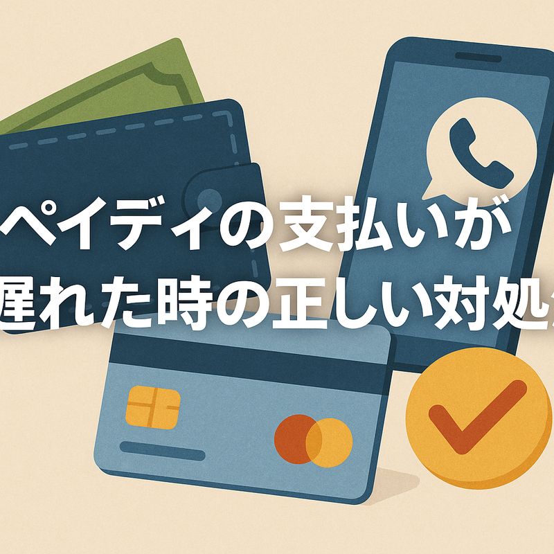 3.ペイディの支払いが遅れた時の正しい対処法