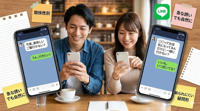 2.成功率を上げるLINEでのストレートな誘い方の例文