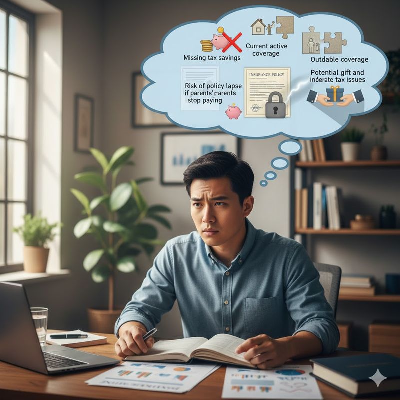 1.生命保険を親が払ってる社会人が直面する4つの問題点