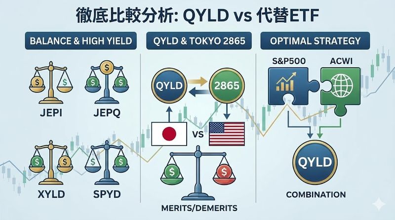 3. QYLDと代替ETFの徹底比較分析