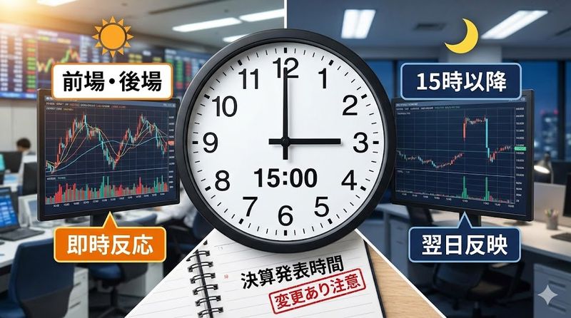 3.決算発表の時間帯について知っておきたいこと