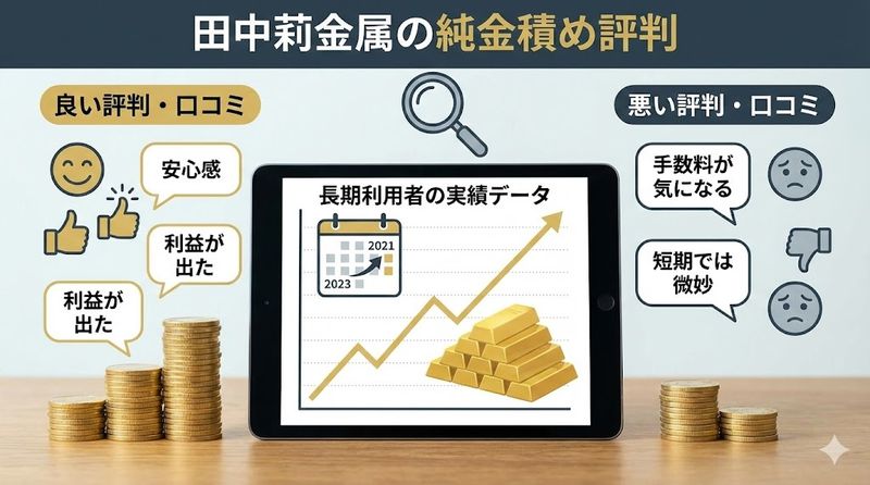 2.田中貴金属の純金積立の評判・口コミを徹底調査